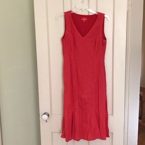 VINTAGE Oscar de la Renta Orange Shift Dress